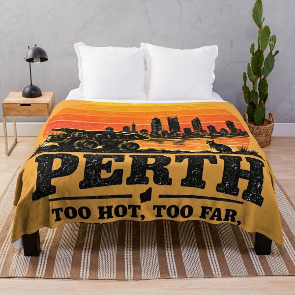Item preview, Perth Mining Truck Quokka Sunset Retro Slogan designed and sold by Yellowriversss.
