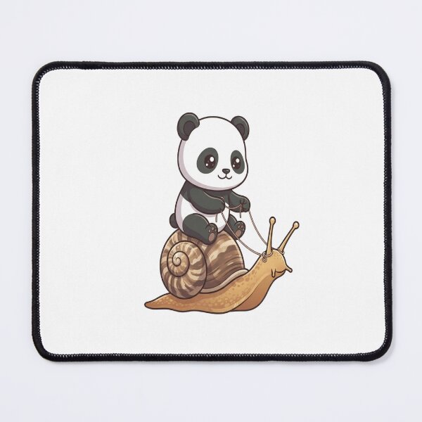 Item preview, Cute Panda Riding Giant Snail designed and sold by Ella_Sketch.