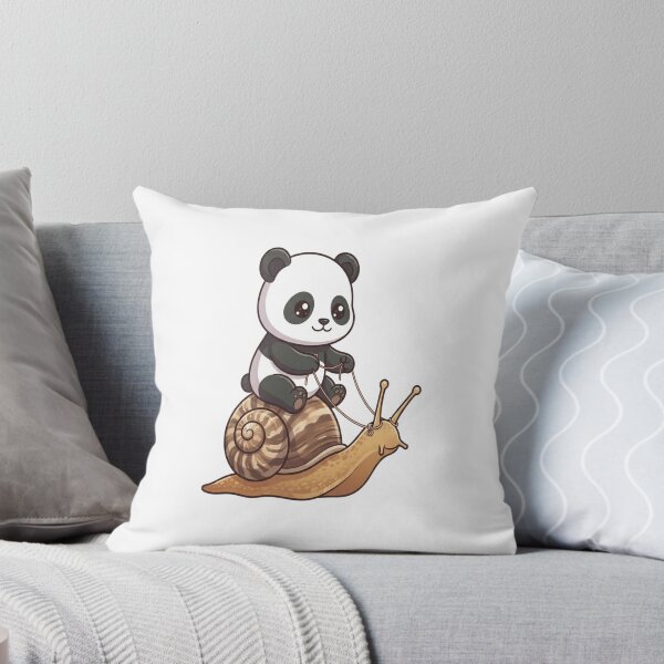 Item preview, Cute Panda Riding Giant Snail designed and sold by Ella_Sketch.