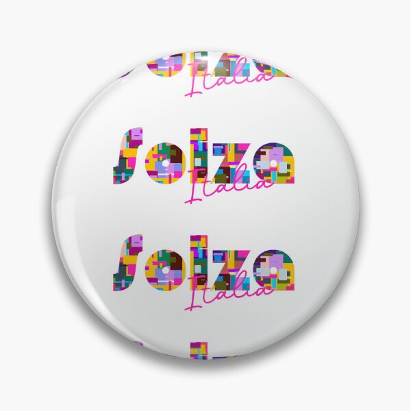 Item preview, Solza, Bergamo, Italy, Italia, colorful typography design for travellers designed and sold by Wanderful-roads.