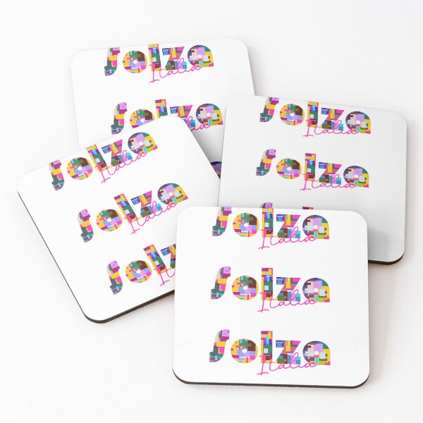 Item preview, Solza, Bergamo, Italy, Italia, colorful typography design for travellers designed and sold by Wanderful-roads.