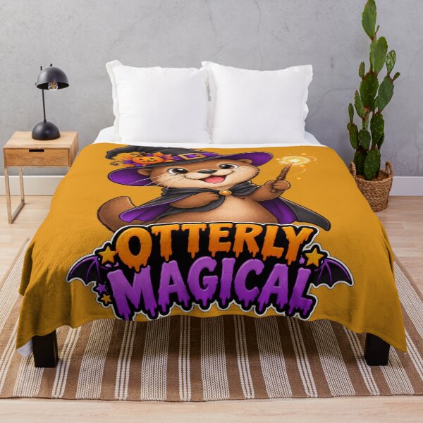 Item preview, Funny Otter Meme Collection - Otterly Magical Cute Halloween Witch Otter designed and sold by MiraLumeStudio.