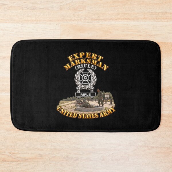Item preview, Army - Marksman - Expert - Rifle - Range Cement Foxholes - 3D - Transparent designed and sold by Military Insignia Products.
