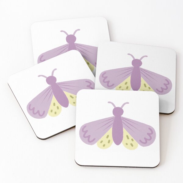 Item preview, Purple and Yellow Moth designed and sold by winterpumpkin.