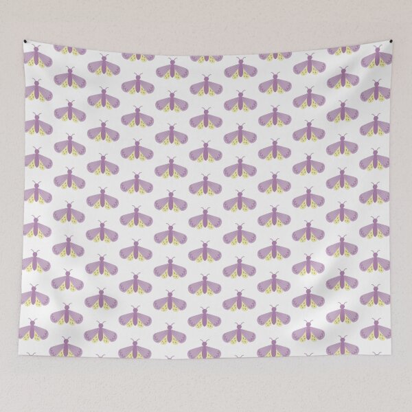 Item preview, Purple and Yellow Moth designed and sold by winterpumpkin.