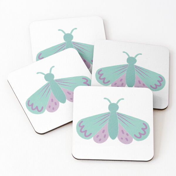 Item preview, Teal and Purple Moth designed and sold by winterpumpkin.