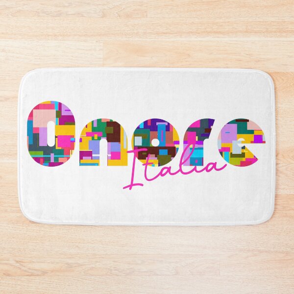 Item preview, Onore, Bergamo, Italy, Italia, colorful typography design for travellers designed and sold by Wanderful-roads.