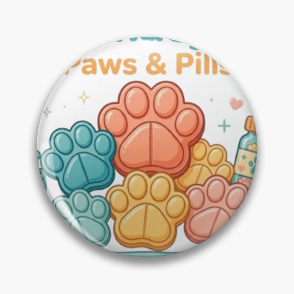 Item preview, Pharmacy Vet Paws And Pills Cute Paw Pill Mortar designed and sold by ReginaNunn.