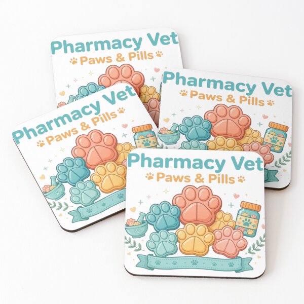 Item preview, Pharmacy Vet Paws And Pills Cute Paw Pill Mortar designed and sold by ReginaNunn.