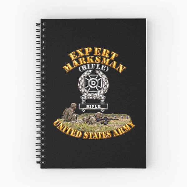 Item preview, Army - Marksman - Expert - Rifle - Range - 3D - Transparent designed and sold by Military Insignia Products.