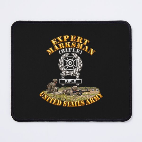 Item preview, Army - Marksman - Expert - Rifle - Range - 3D - Transparent designed and sold by Military Insignia Products.