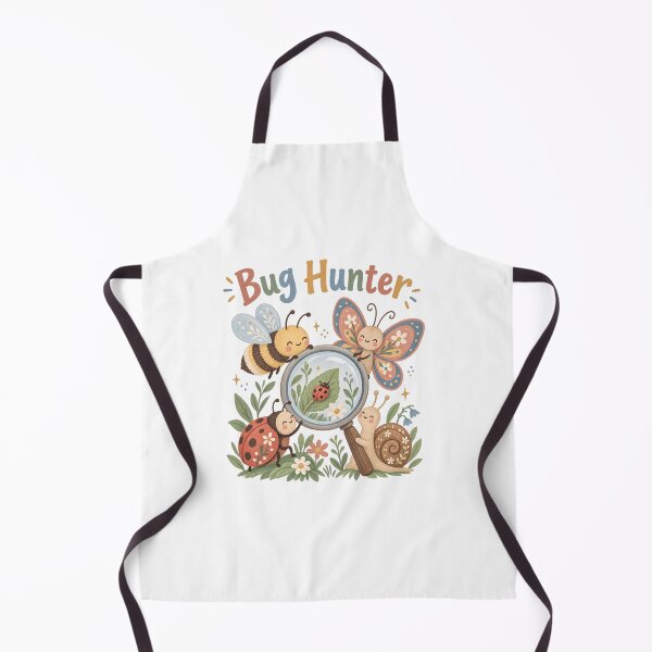 Item preview, Bug Hunter Cute Insects with Magnifying Glass designed and sold by Watercolorsart.