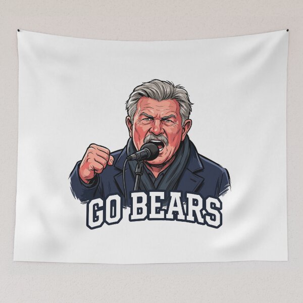 Artikelvorschau, GO BEARS (MIKE DITKA) entworfen und verkauft von Designart68.