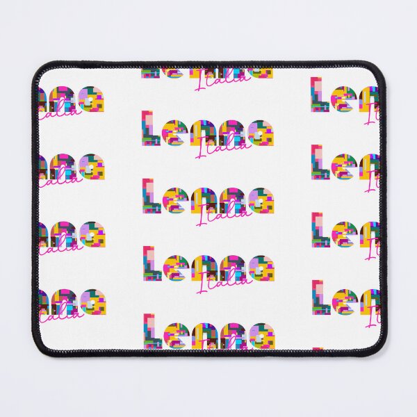 Item preview, Lenna, Bergamo, Italy, Italia, colorful typography design for travellers designed and sold by Wanderful-roads.