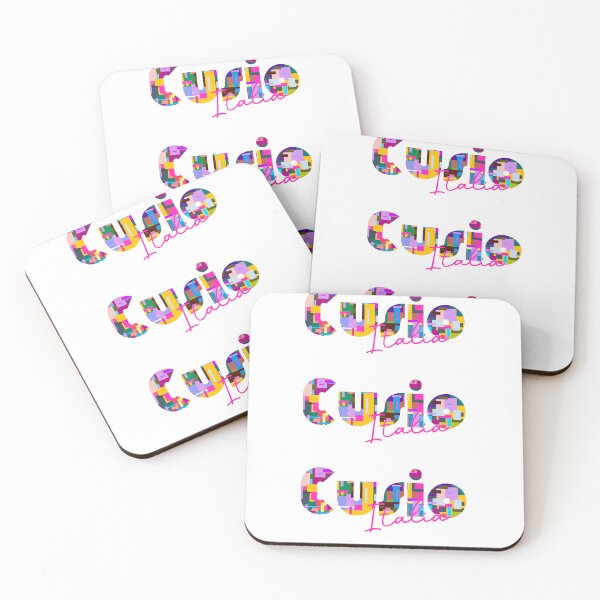 Item preview, Cusio, Bergamo, Italy, Italia, colorful typography design for travellers designed and sold by Wanderful-roads.