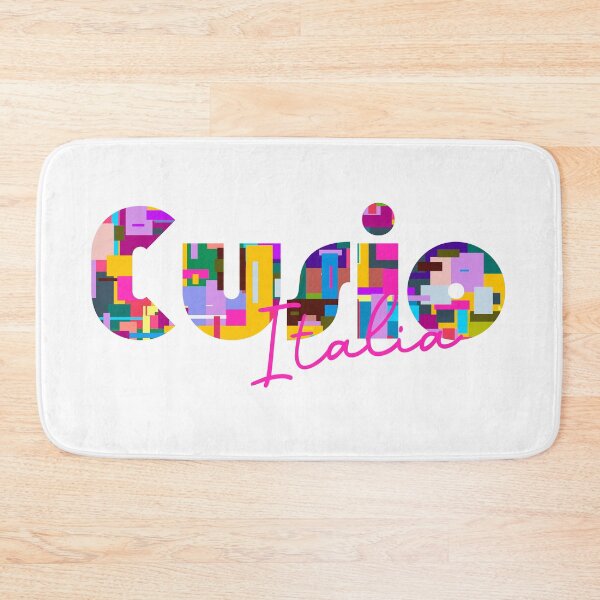 Item preview, Cusio, Bergamo, Italy, Italia, colorful typography design for travellers designed and sold by Wanderful-roads.
