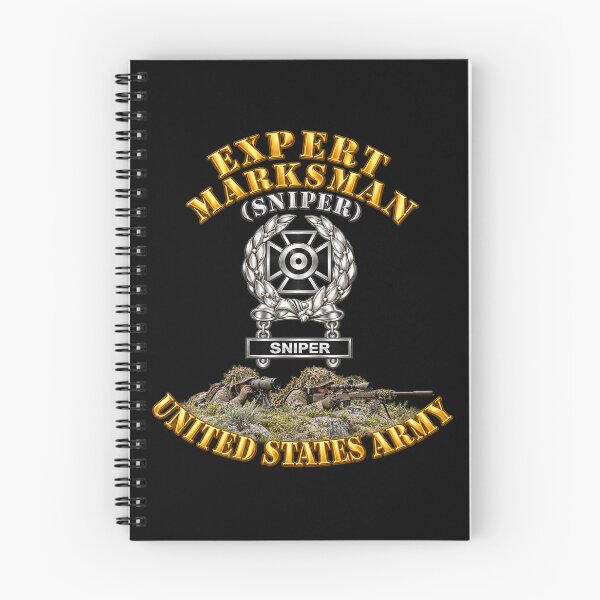 Item preview, Army - Marksman - Expert - Sniper - with Sniper Team Scene - 3D - Transparent designed and sold by Military Insignia Products.