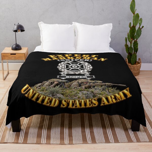 Item preview, Army - Marksman - Expert - Sniper - with Sniper Team Scene - 3D - Transparent designed and sold by Military Insignia Products.