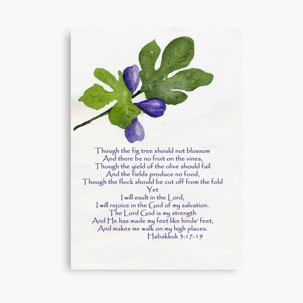 Item preview, Hope - Habakkuk 3:17-19   designed and sold by Diane Hall Watercolors.