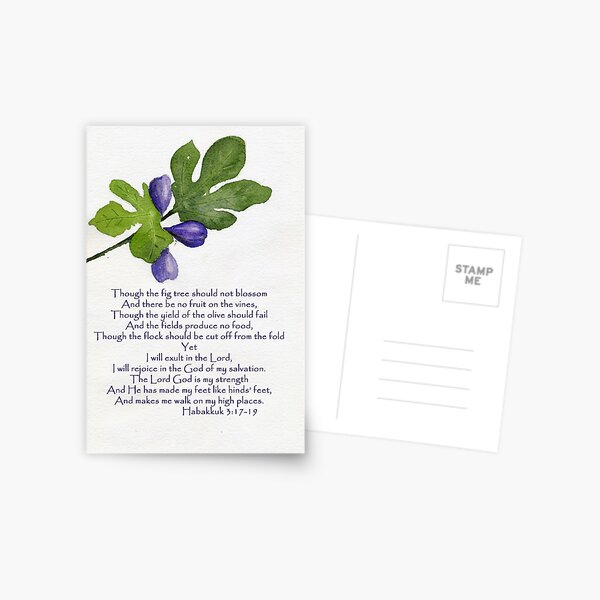 Item preview, Hope - Habakkuk 3:17-19   designed and sold by Diane Hall Watercolors.