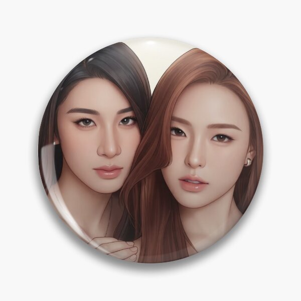 Item preview, Juliet & Juliet MingNep Poetic Love Thai GL Sapphic Actress LGBTQ+ Cartoon Decor Comic Wall Art Print Poster Shirt Clock Blanket KDrama designed and sold by Mind Space.