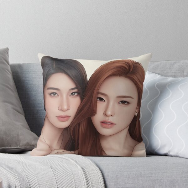 Item preview, Juliet & Juliet MingNep Poetic Love Thai GL Sapphic Actress LGBTQ+ Cartoon Decor Comic Wall Art Print Poster Shirt Clock Blanket KDrama designed and sold by Mind Space.