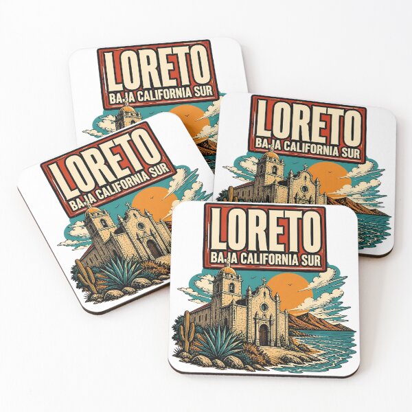 Item preview, Loreto Baja California Sur Vintage Travel Tourism designed and sold by TravelersGems.