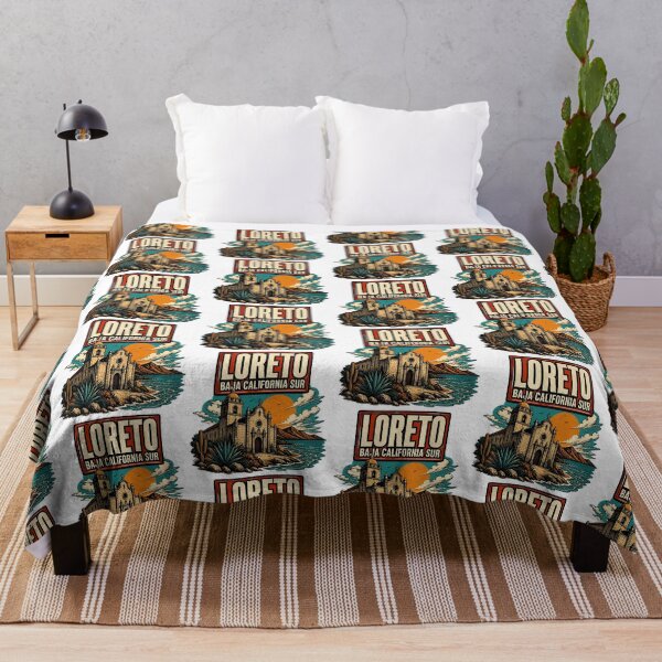 Item preview, Loreto Baja California Sur Vintage Travel Tourism designed and sold by TravelersGems.