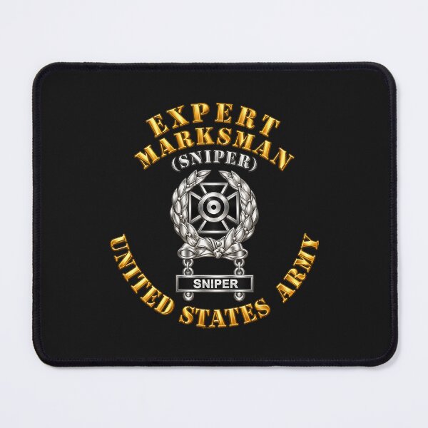 Item preview, Army - Marksman - Expert - Sniper - 3D - Transparent designed and sold by Military Insignia Products.