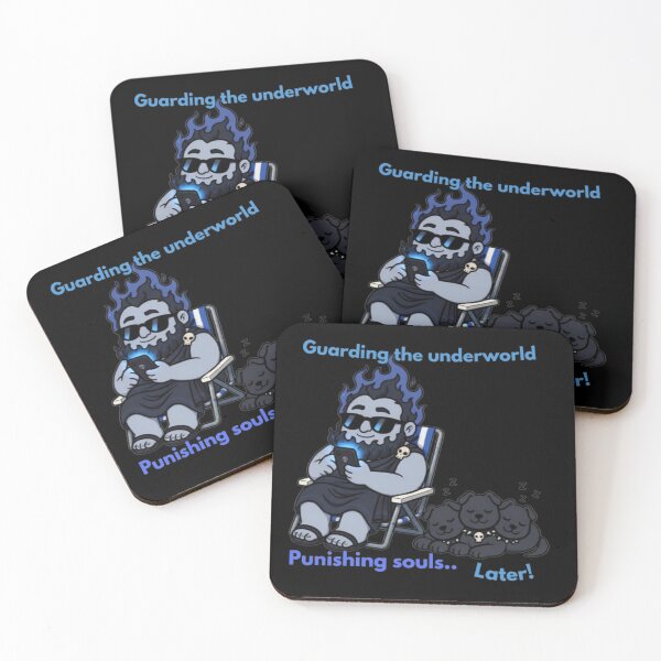 Item preview, Funny Hades Cerberus Underworld Later Procrastination designed and sold by LazyDayzCo.