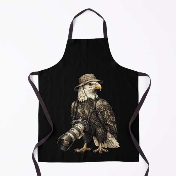 Item preview, Eagle Photographer Adventure: Wildlife Photography, Bird Lover, Nature Explorer, Vintage Camera Art Bald Eagle Safari designed and sold by NewaveBoutique.