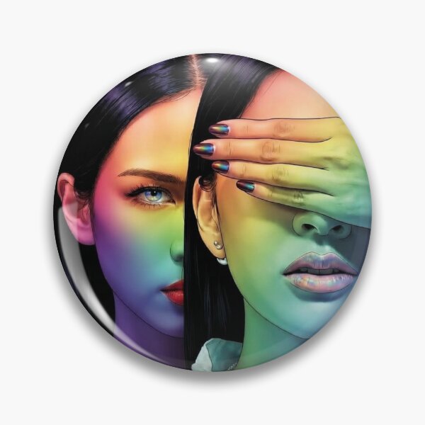 Item preview, PRIDE Master Bulan Peem BinOon BS PT Khom Thai GL Sapphic Actress LGBTQ+ Cartoon Decor Comic Wall Art Print Poster Shirt Clock Blanket KDrama designed and sold by Mind Space.