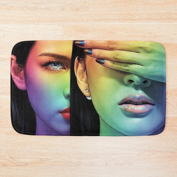 Item preview, PRIDE Master Bulan Peem BinOon BS PT Khom Thai GL Sapphic Actress LGBTQ+ Cartoon Decor Comic Wall Art Print Poster Shirt Clock Blanket KDrama designed and sold by Mind Space.