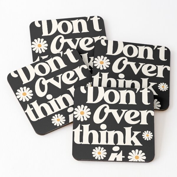 Item preview, Don't overthink it designed and sold by Geritaa.