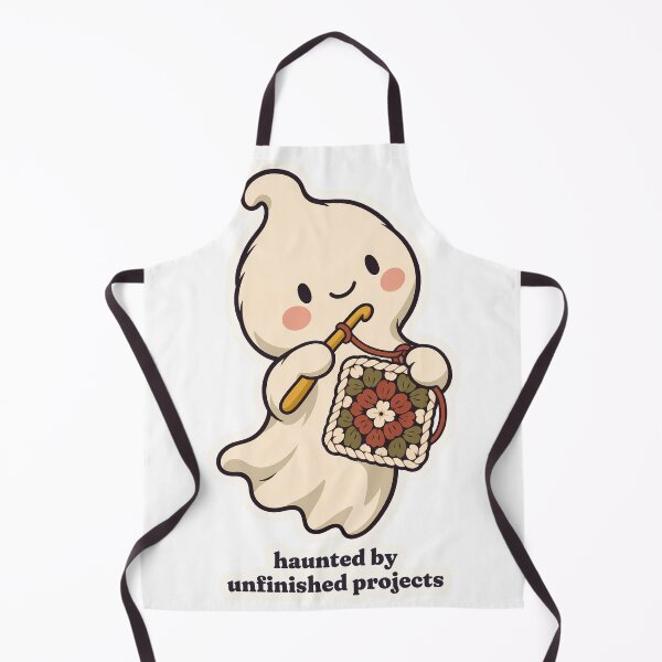 Item preview, Cute Crochet Ghost Haunted by Unfinished Projects designed and sold by OuqCreations.