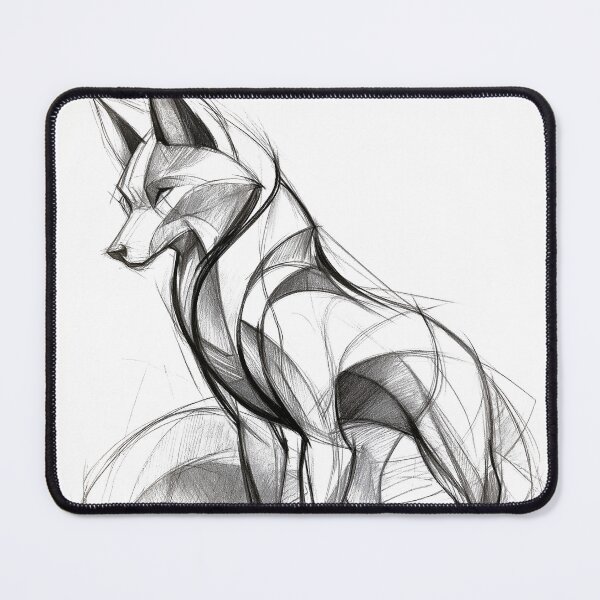 Item preview, Geometric Fox Sketch 01 designed and sold by Neo-Chrio.
