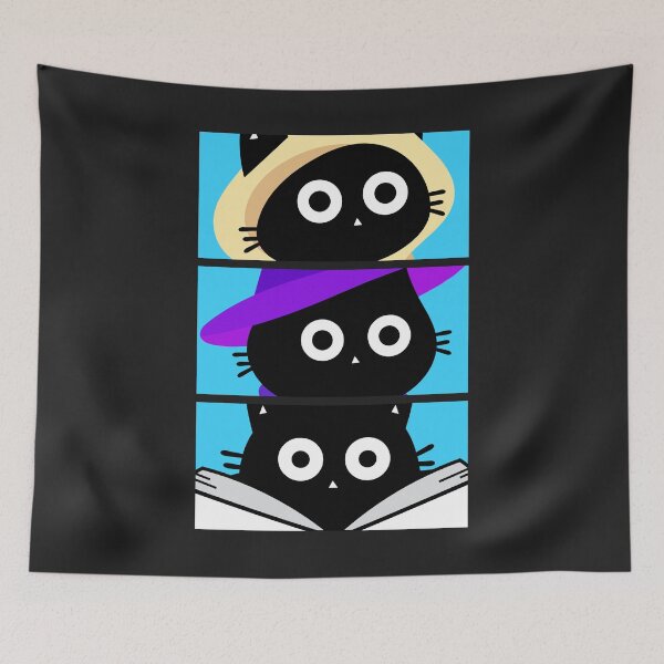 Item preview, A World of Black Cats designed and sold by DibujandoPorfa.