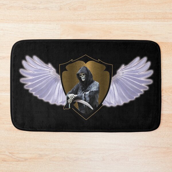 Item preview, Halloween winged reaper shield design designed and sold by That Store With the Fun Stuff.