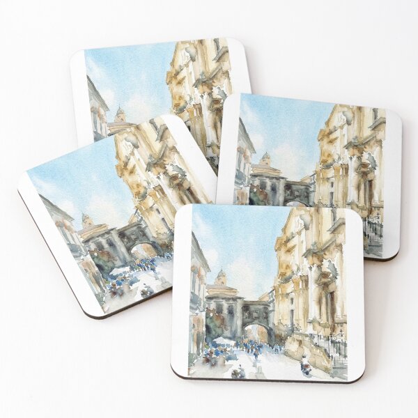Item preview, Catania, Stone Archway and Golden Facade designed and sold by caracatita75.