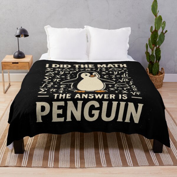Item preview, I Did The Math The Answer Is Penguin Funny Math Lover Tee designed and sold by Dabbing Turtle Designs.