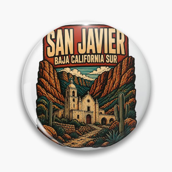 Artikelvorschau, San Javier Baja California Sur Vintage Travel entworfen und verkauft von TravelersGems.