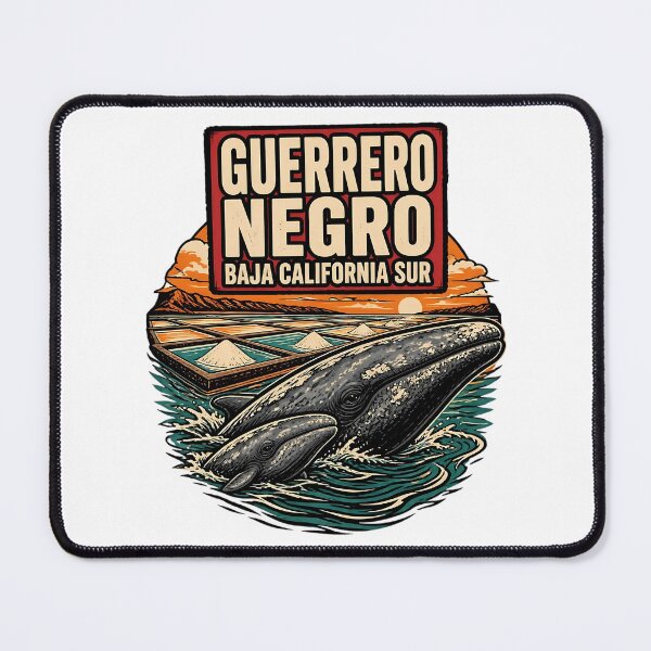 Item preview, Guerrero Negro Baja California Sur Vintage Travel designed and sold by TravelersGems.