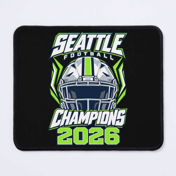 Item preview, Seattle Football Champions 2026 Helmet Bold Logo designed and sold by choudane.