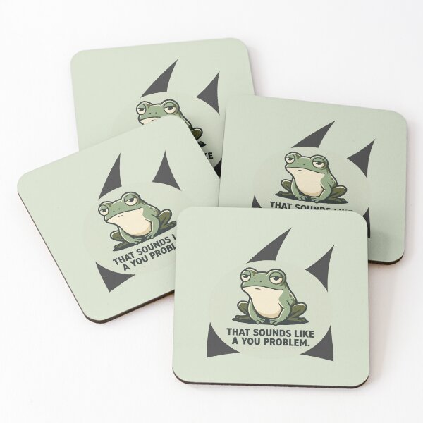 Item preview, Unimpressed Frog That Sounds Like a You Problem designed and sold by QuietNovaShop.