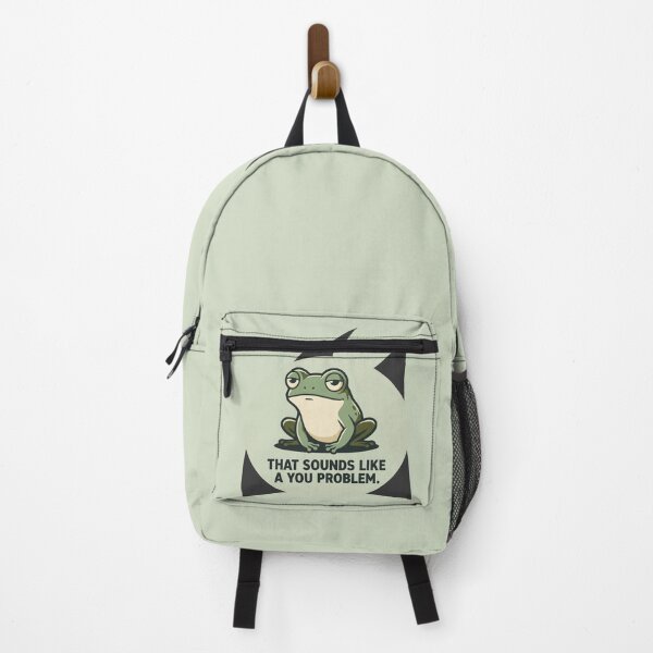 Item preview, Unimpressed Frog That Sounds Like a You Problem designed and sold by QuietNovaShop.