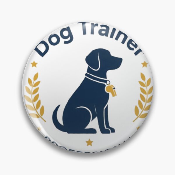 Item preview, Dog Trainer Professional Badge Labrador Whistle Gold designed and sold by ReginaNunn.