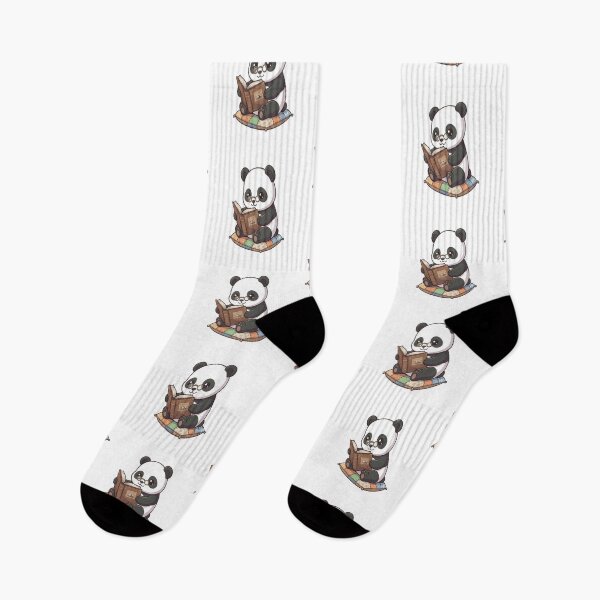 Item preview, Cute Panda Reading Book Cushion designed and sold by Ella_Sketch.