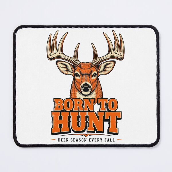 Item preview, Born To Hunt Deer Season Shirt | Blaze Orange Camo Long Sleeve Design designed and sold by GeniePixel.