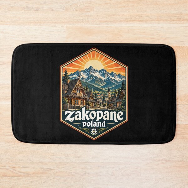 Item preview, Zakopane Poland Retro Travel designed and sold by TomFrontierArt.