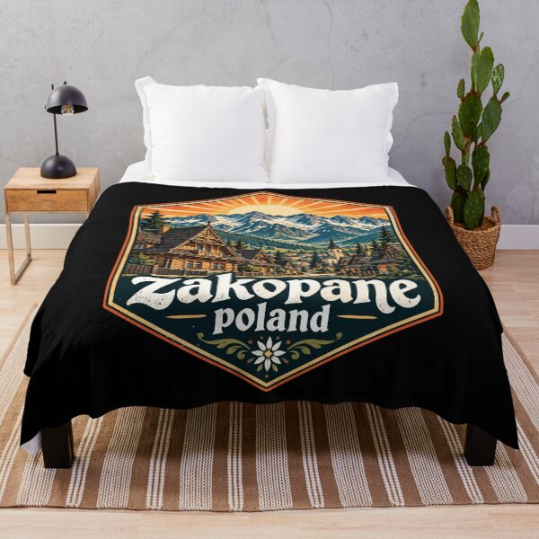 Item preview, Zakopane Poland Retro Travel designed and sold by TomFrontierArt.